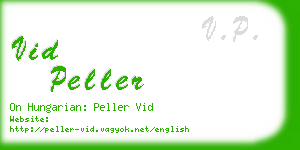 vid peller business card